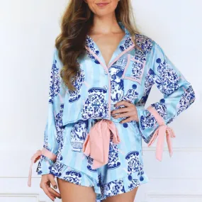 8 Oak Lane - Ginger Jar Stripe Pajamas