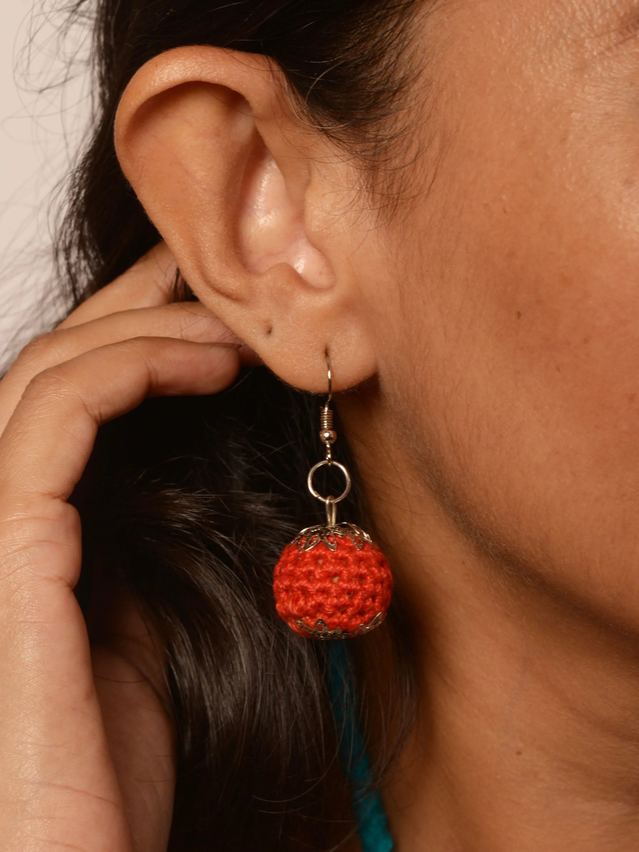 Aaarti Crochet Necklace & Earrings  set