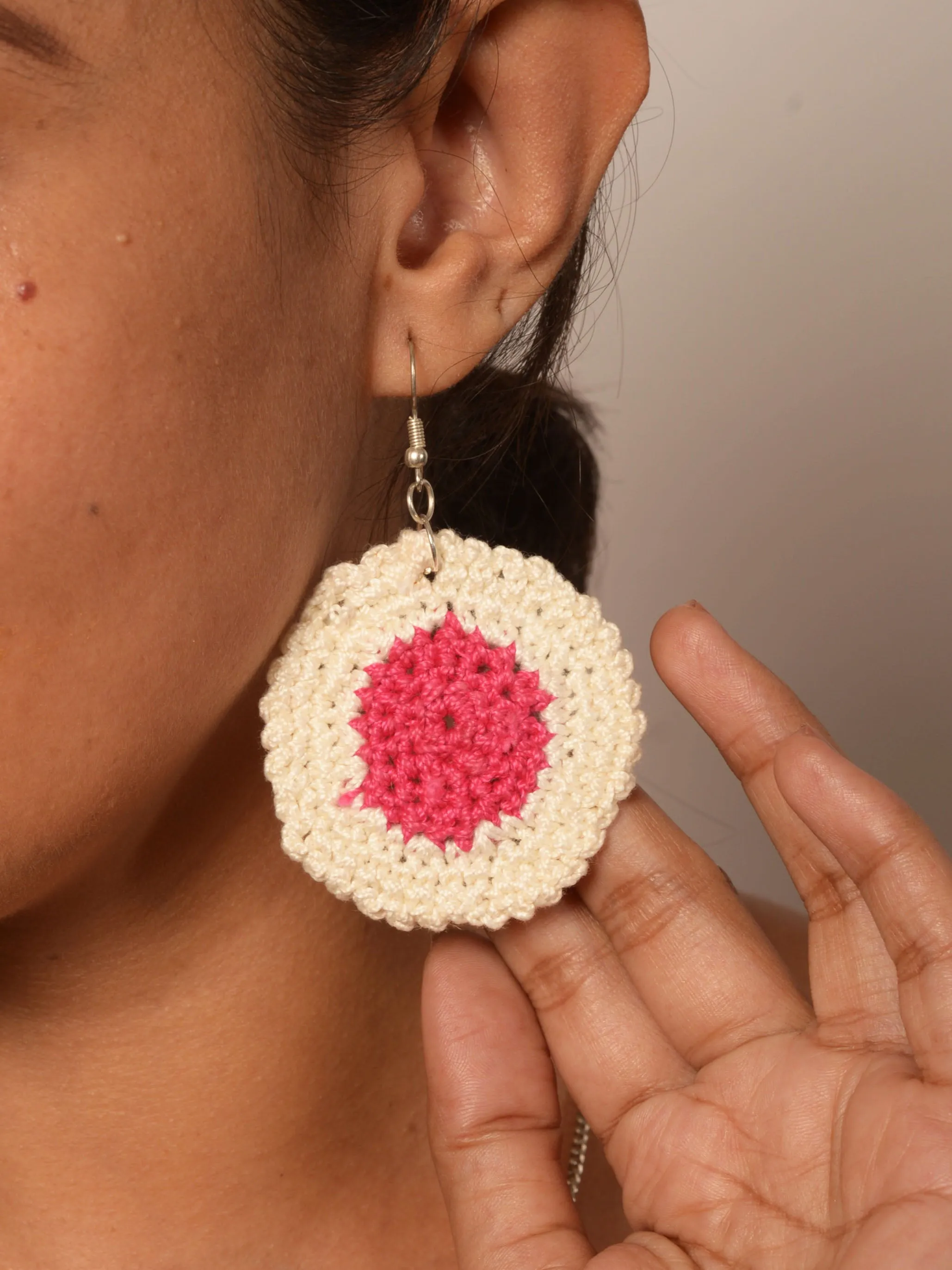 Aarani Crochet Necklace & Earrings  set