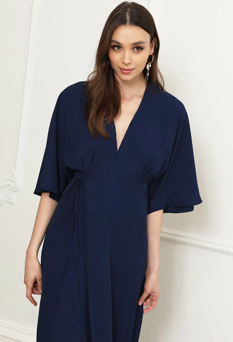 Alessandra navy sample kimono