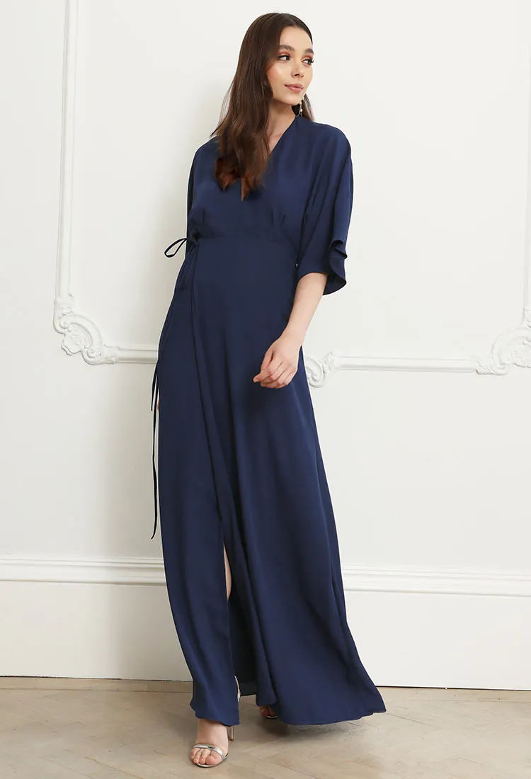 Alessandra navy sample kimono