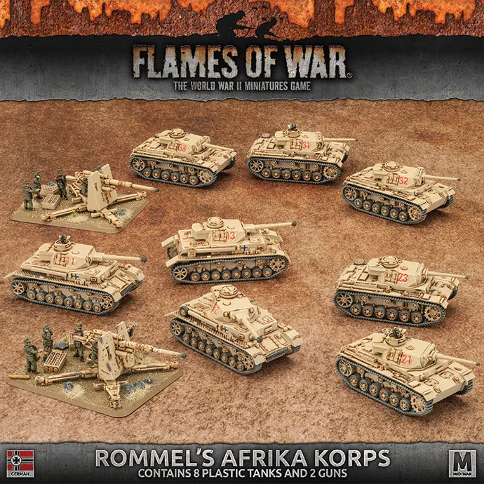 Battlefront Miniatures Flames of War Rommel's Afrika Korps FOW GEAB14