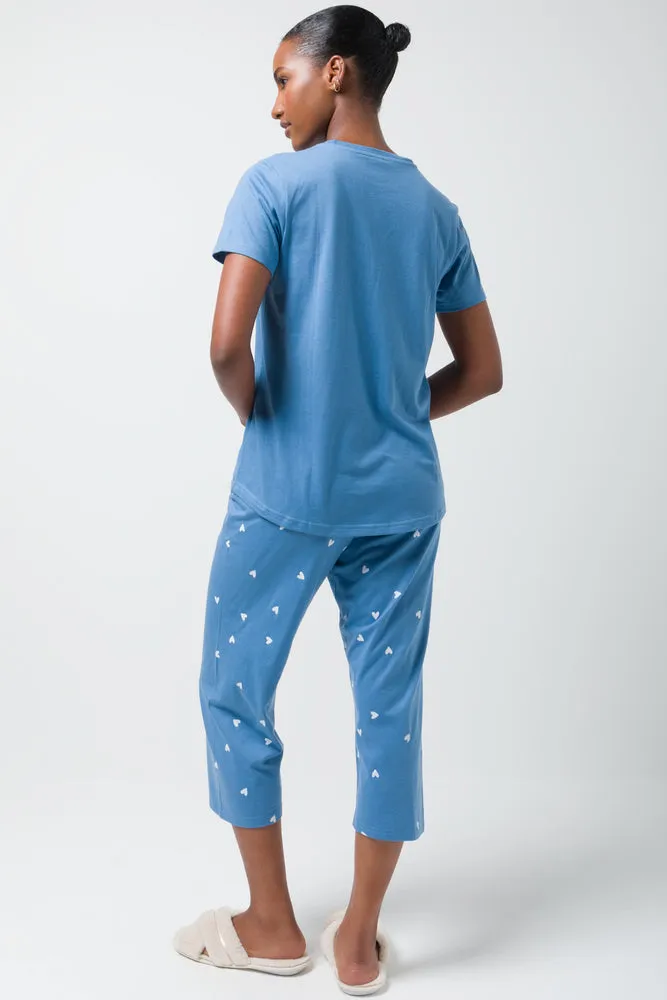 Beautiful Dreamer Capri Set Blue