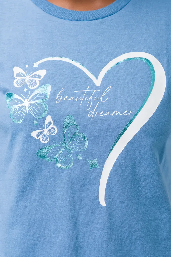 Beautiful Dreamer Capri Set Blue