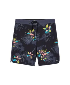 Boy's HyperFreak Mysto Scallop 16" Boardshorts - Black