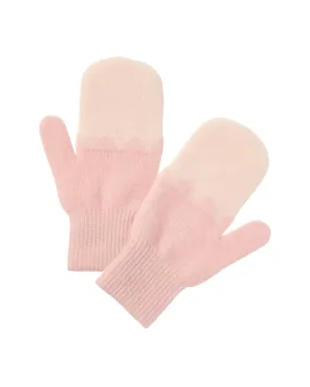 Brodie Cashmere Scallop Contrast Cashmere Mittens