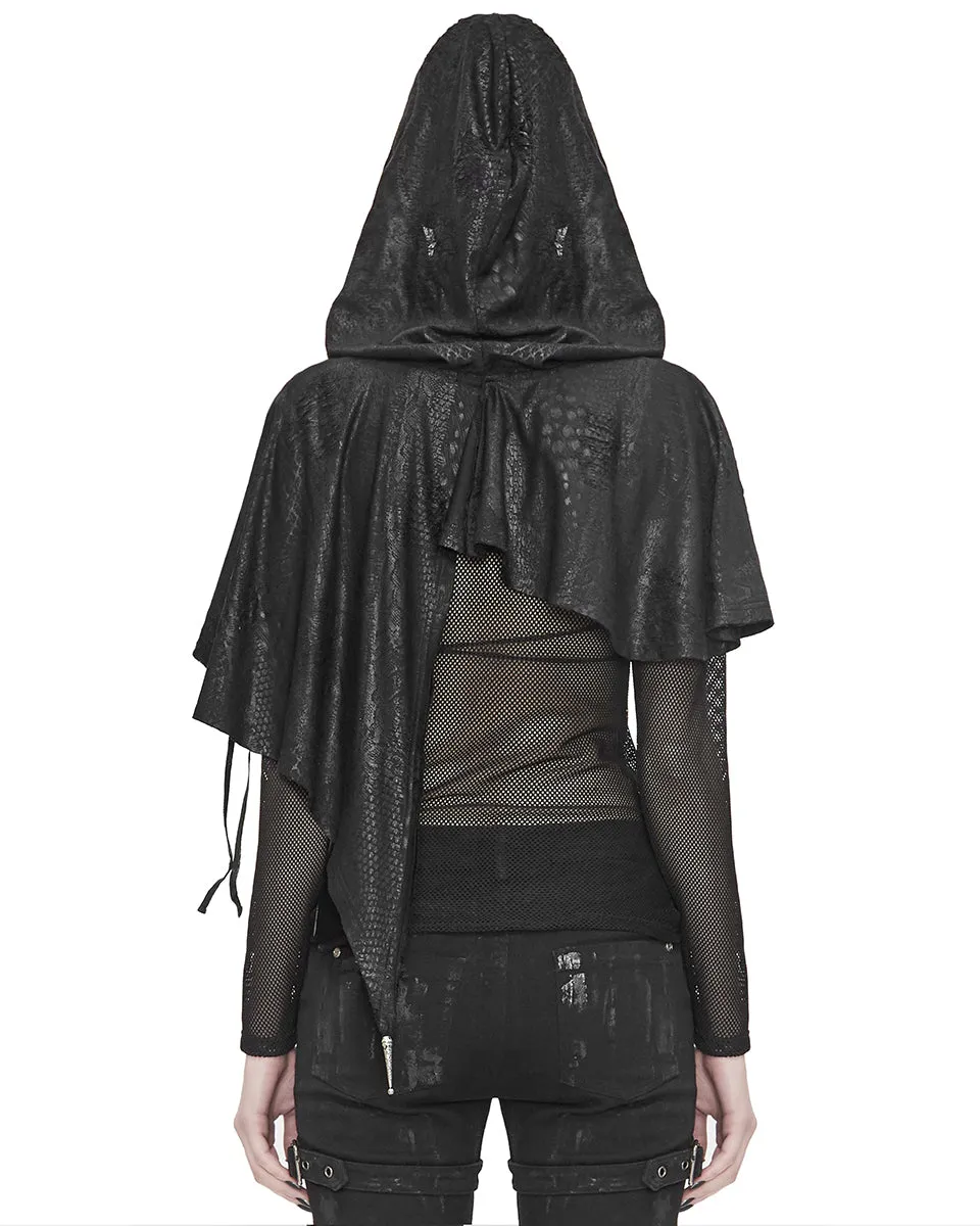 Devil Fashion Dark Crystal Womens Apocalyptic Hooded Cape