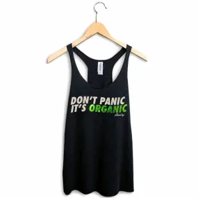 DONT PANIC GREENS WOMENS RACERBACK