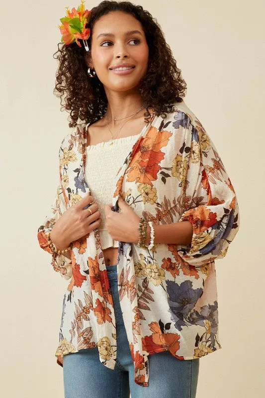 Falling Leaves Kimono
