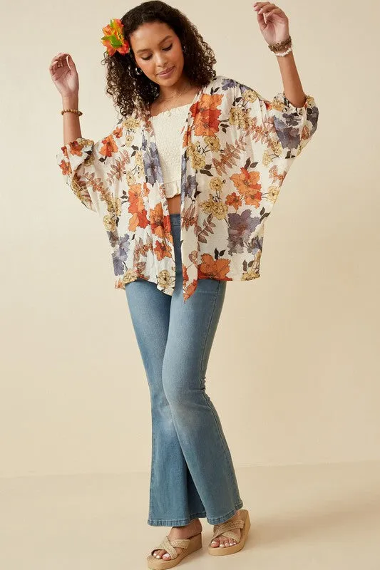 Falling Leaves Kimono