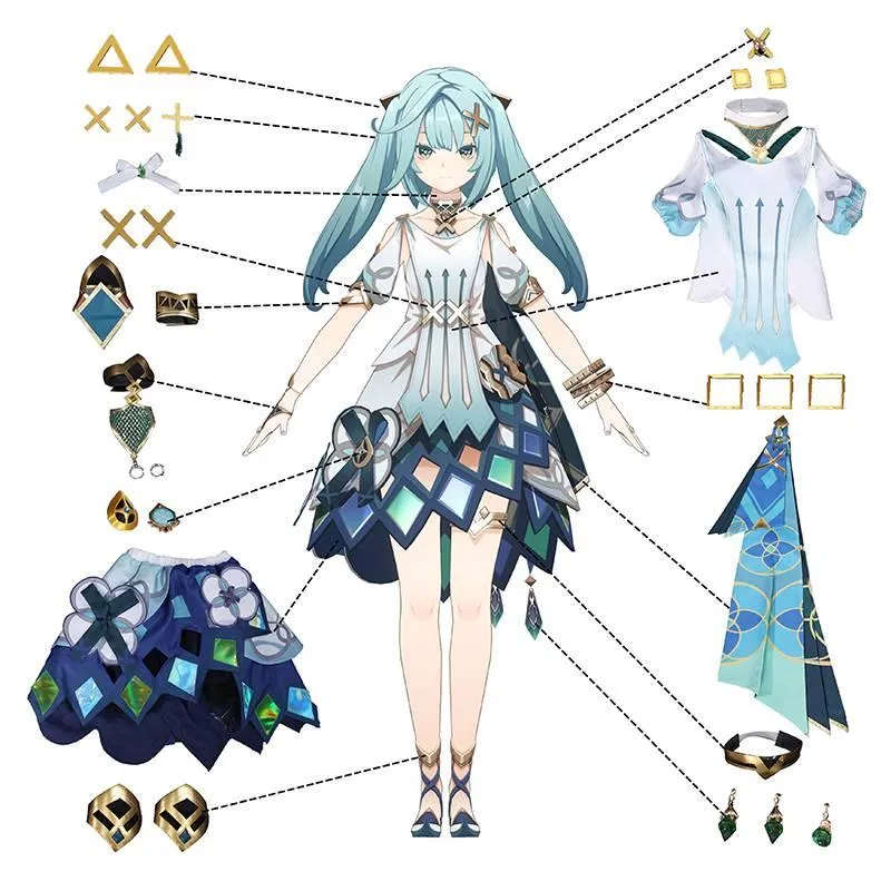 Genshin Impact Faruzan Cosplay Costume