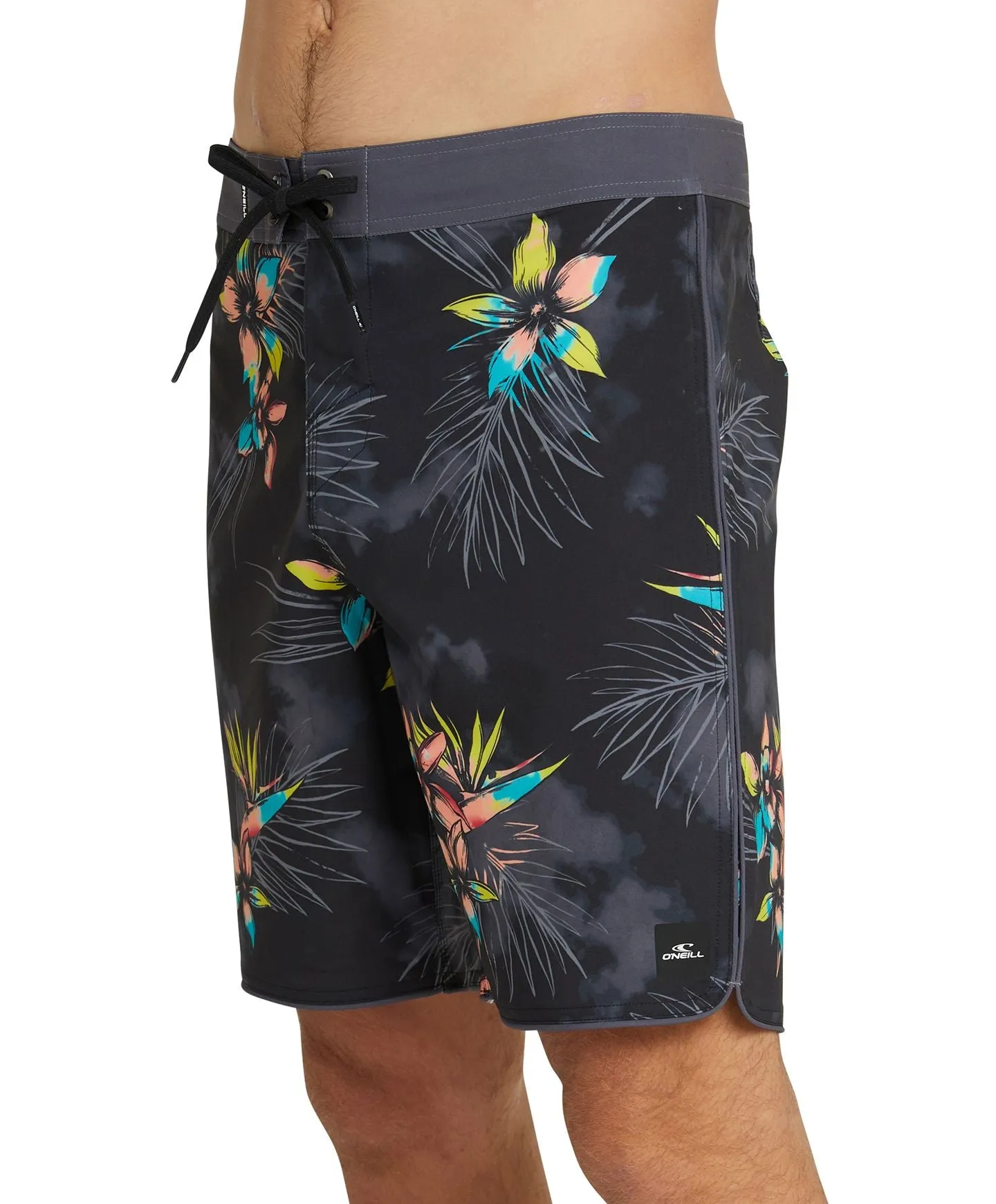 HyperFreak Mysto Scallop 19" Boardshort - Black
