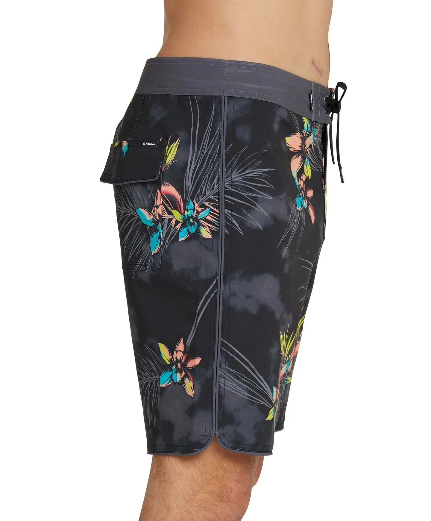 HyperFreak Mysto Scallop 19" Boardshort - Black