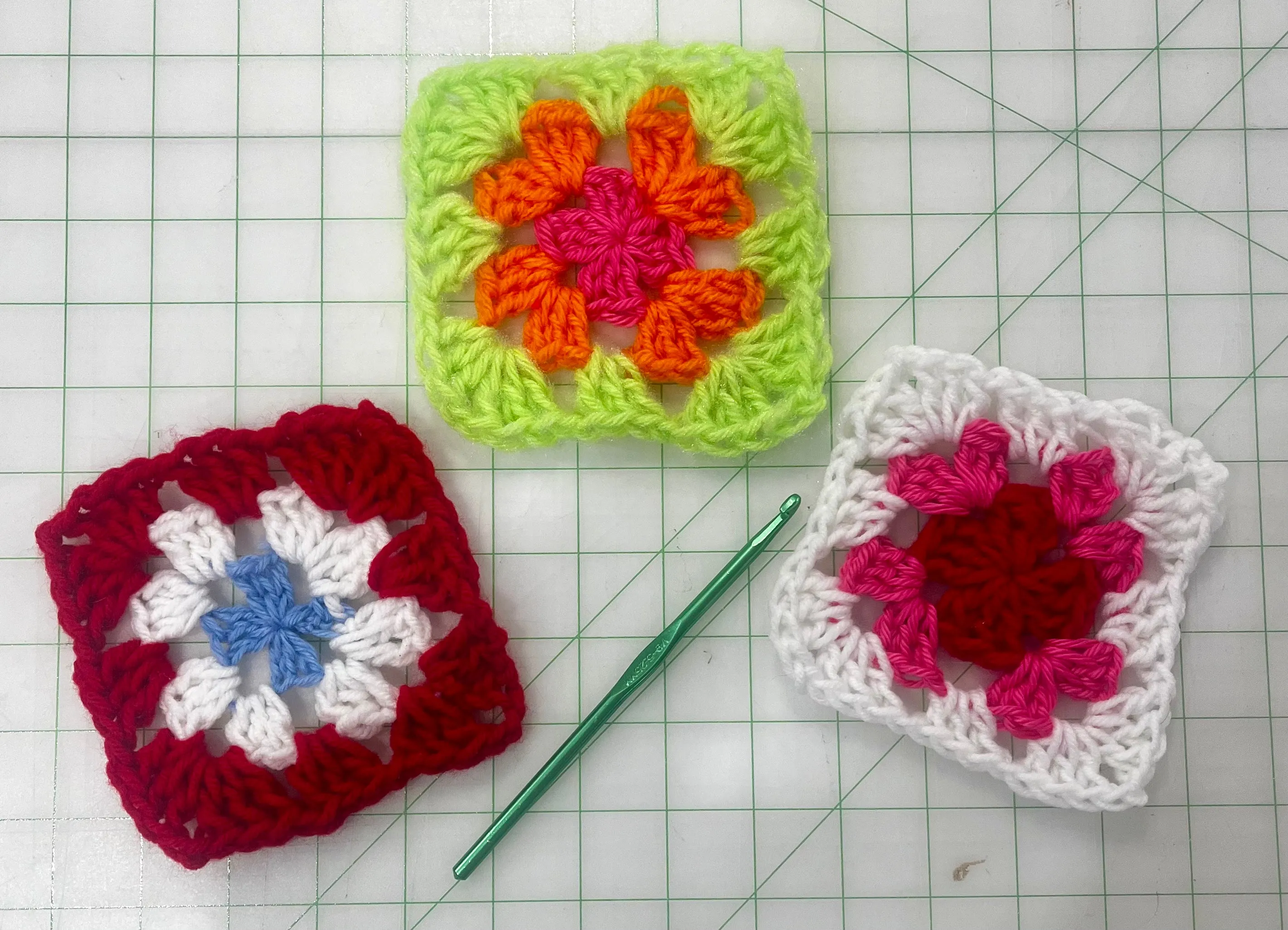 Intro to Crochet Granny Squares (Beginner)