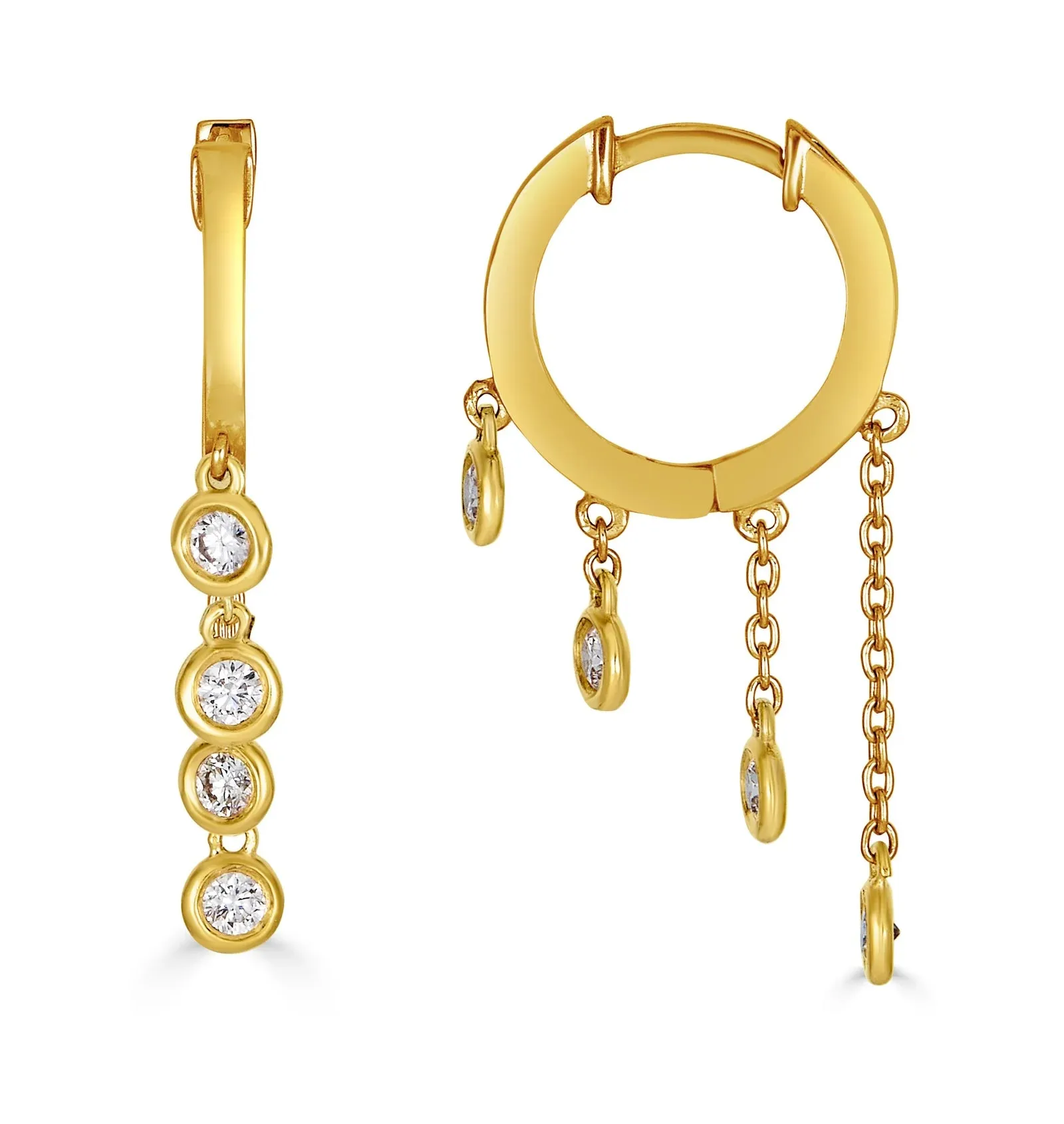 LUMENIRI The Dawn Tiered Dangle Hoop