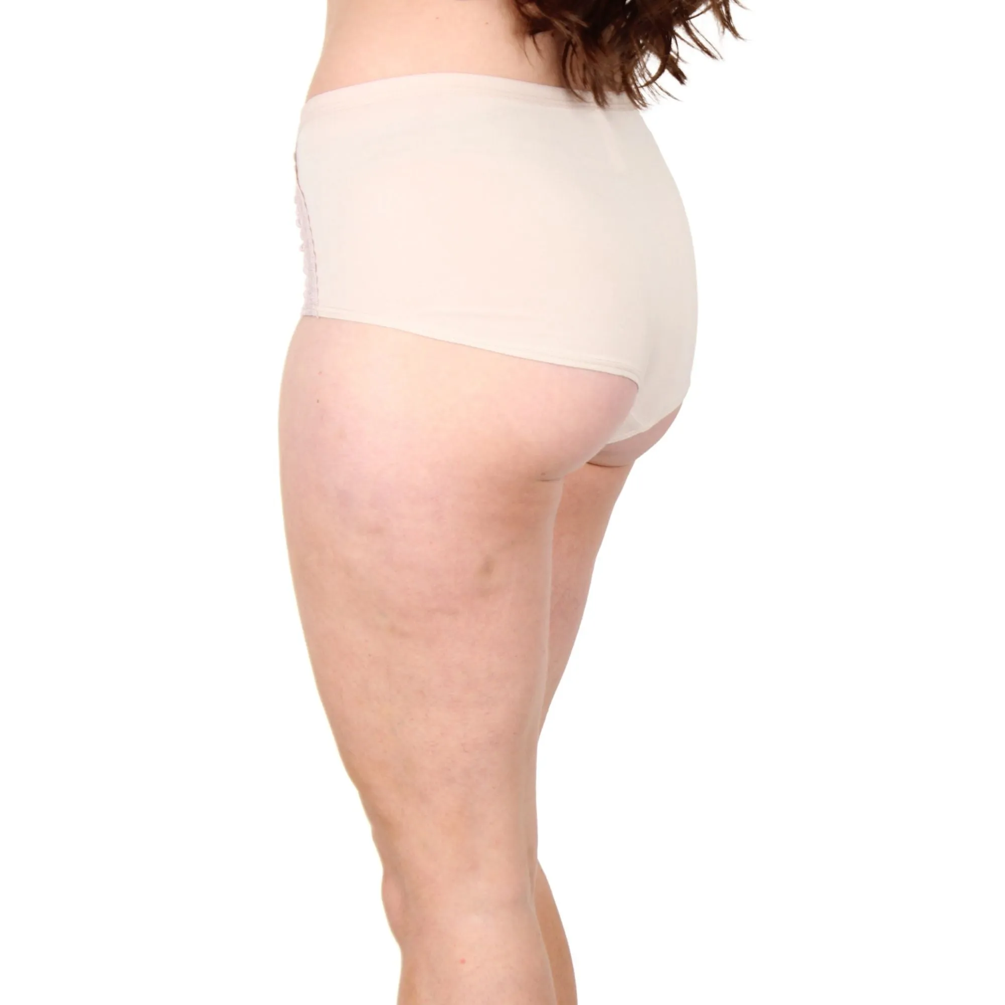 Lux Lace Brief | Buff