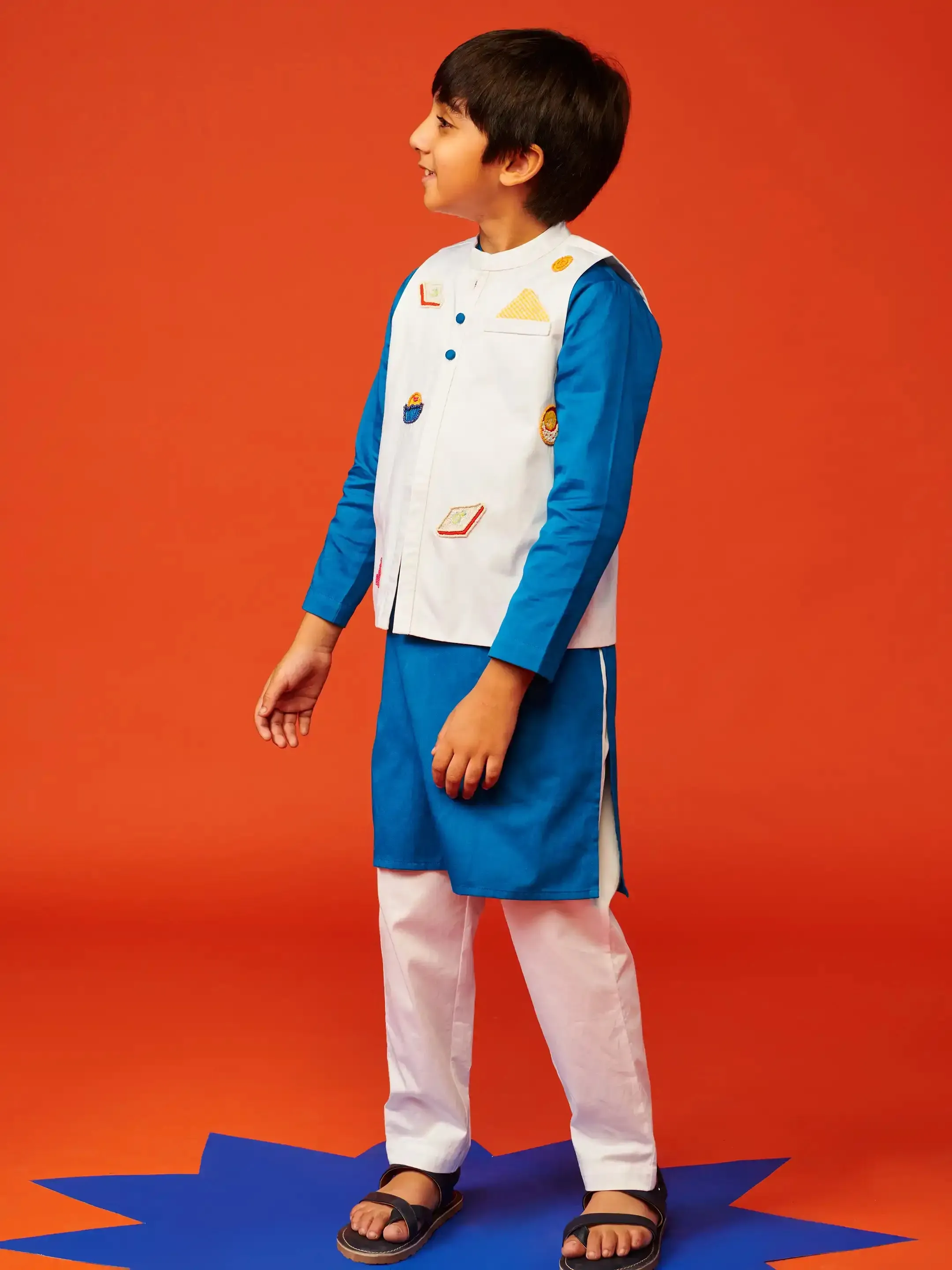 Mithai Boys Kurta Jacket Set
