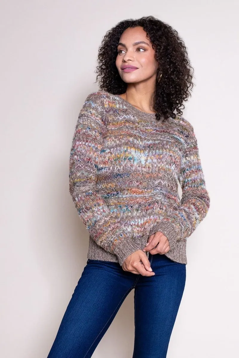 Moray Hand Dyed Pullover in Autumn Hues