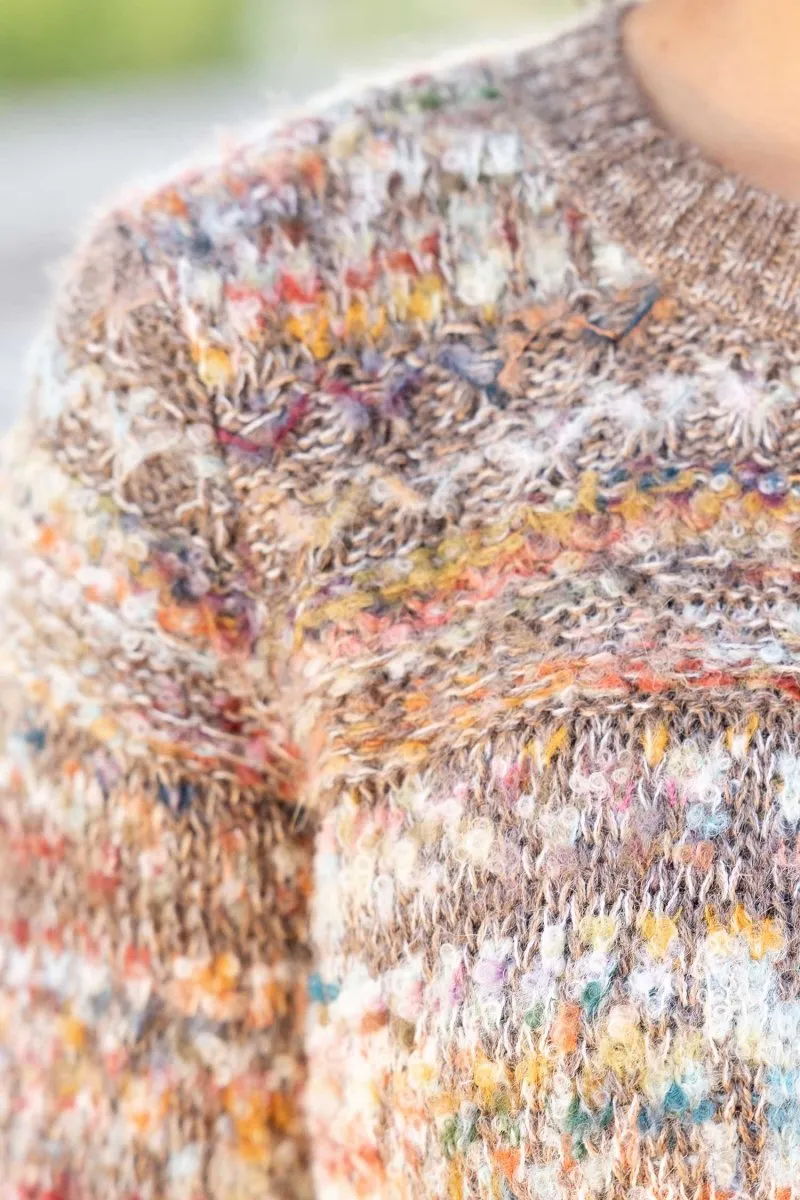 Moray Hand Dyed Pullover in Autumn Hues