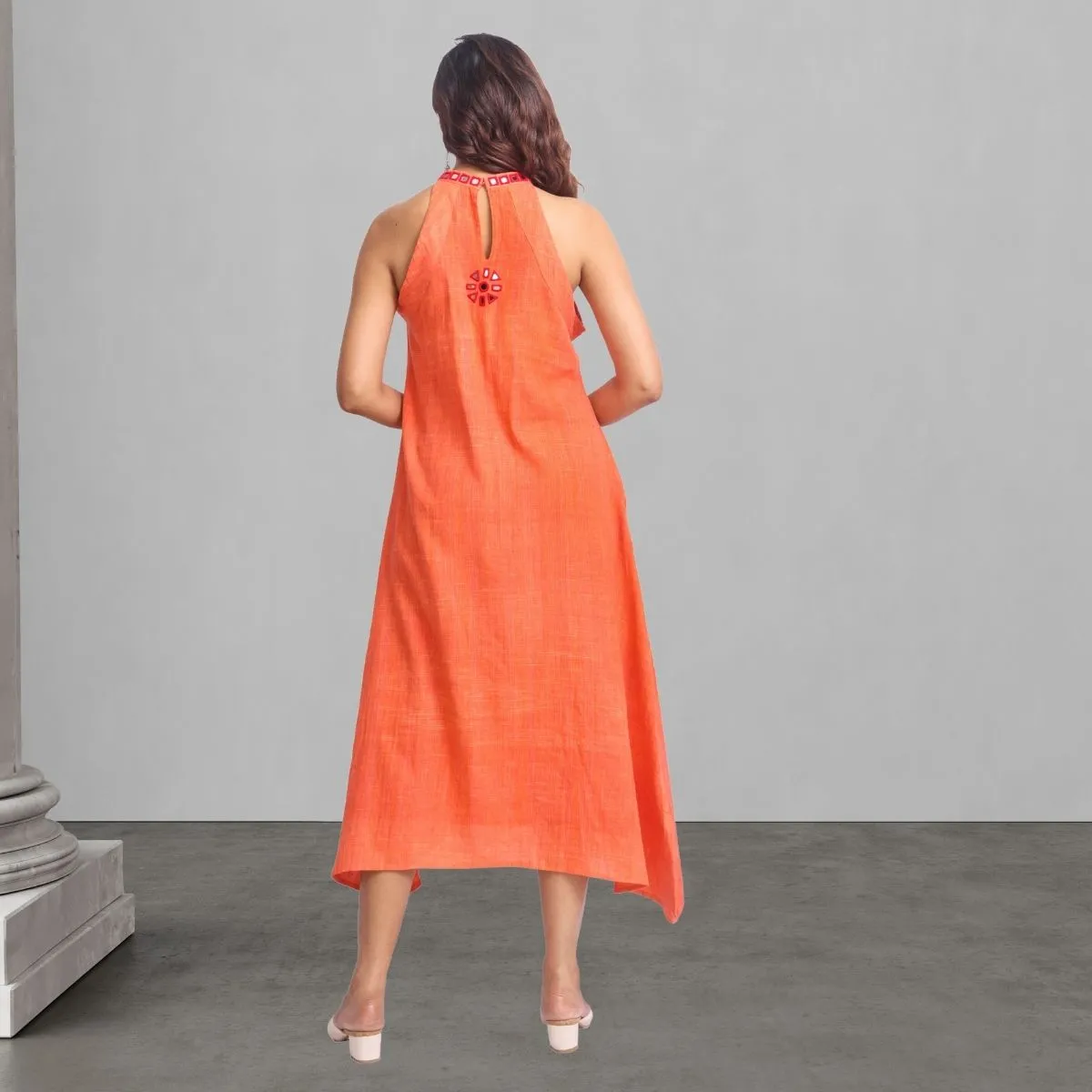 Orange Tunic Top For Women | Mirror Work | Daily Casual Wear | Stylish