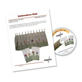 Scallop Valance and Towel Embroidery Club CD #139
