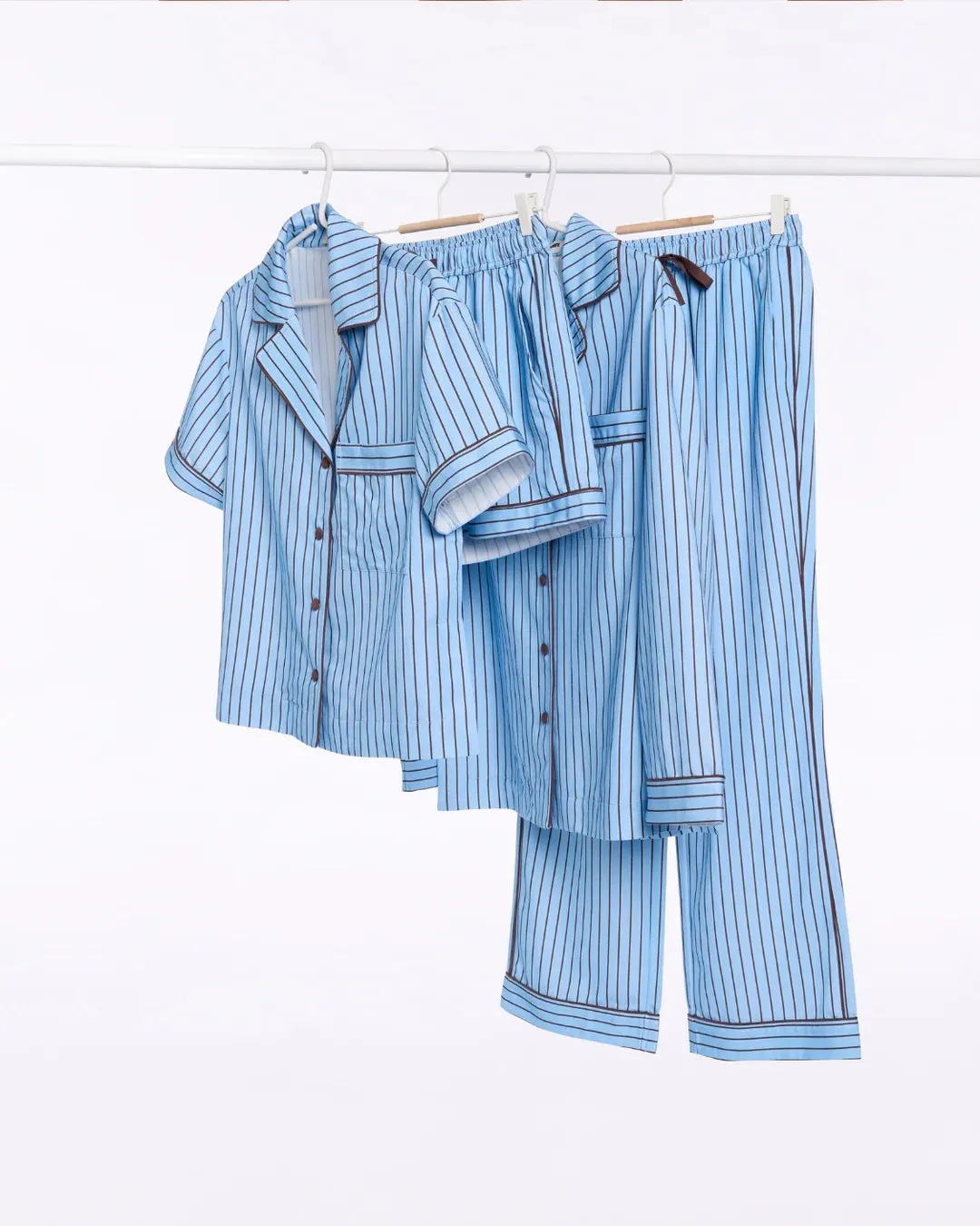 SHORT SLEEVE SHIRT | ICED CHOCOLATE STRIPES
