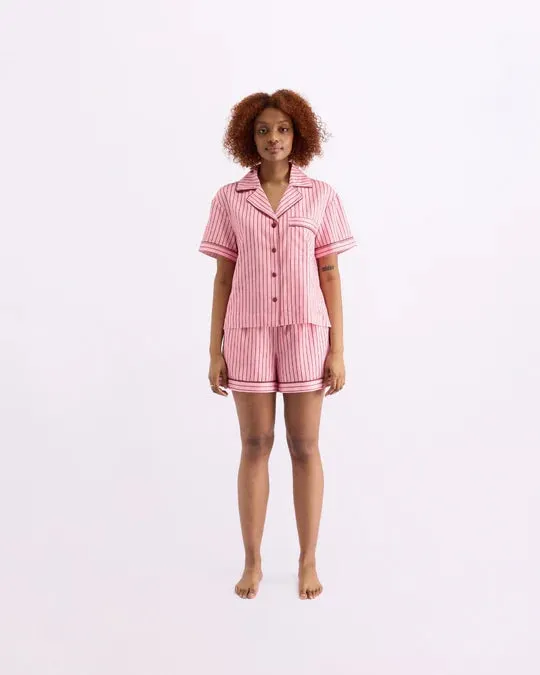 SHORT SLEEVE SHIRT | ROCKY ROAD STRIPES