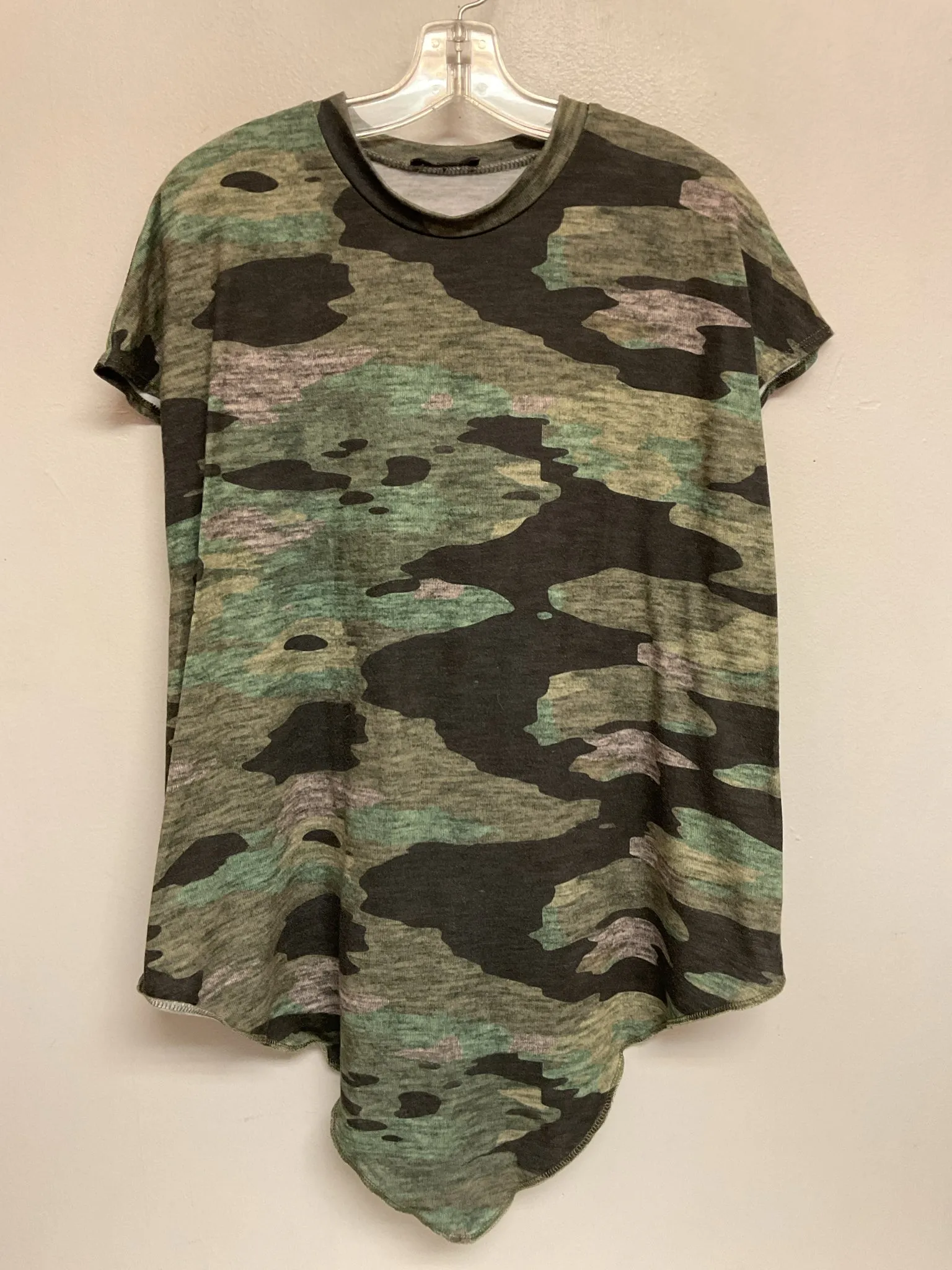 Terez Size 14 Forest Green Cotton Big Girls Tees/Polos/Tunics