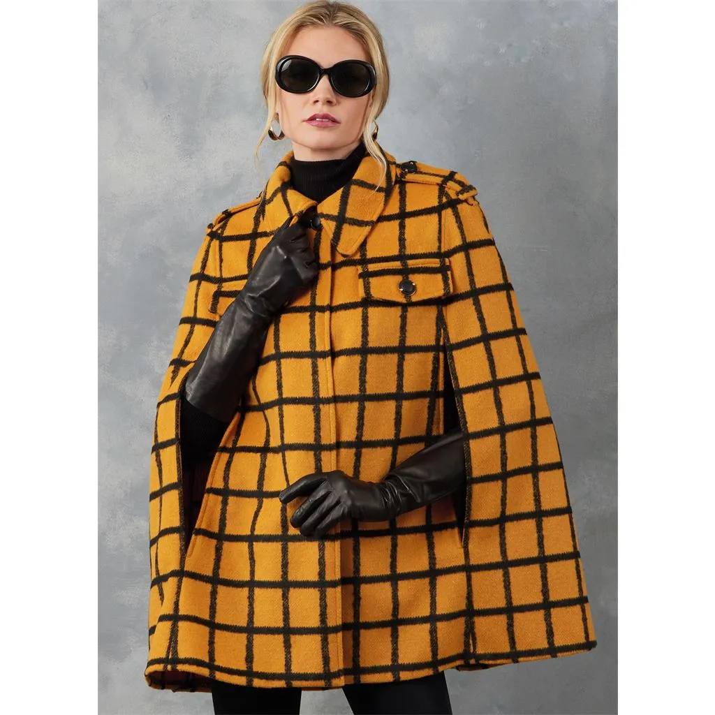 Vogue Pattern V2054 Misses' Capes and Belt